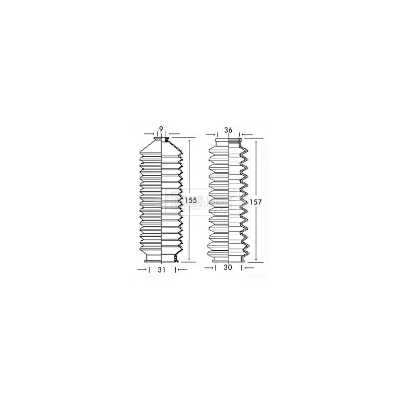 Joint-soufflet, direction BORG & BECK BSG3133