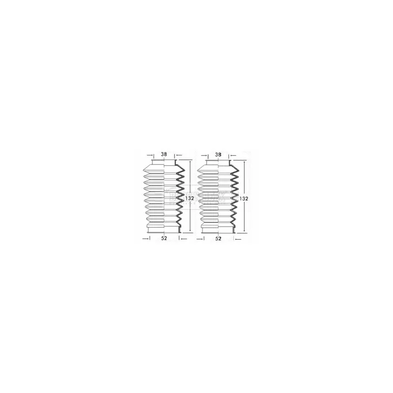Joint-soufflet, direction BORG & BECK BSG3189