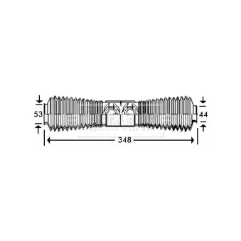 Joint-soufflet, direction BORG & BECK BSG3209