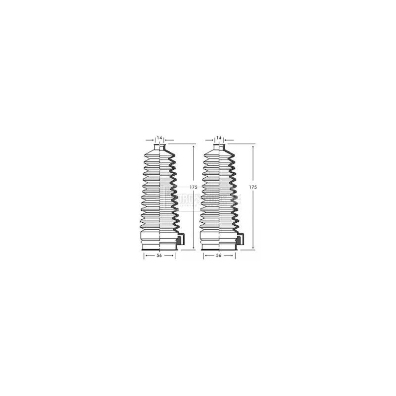 Joint-soufflet, direction BORG & BECK BSG3235