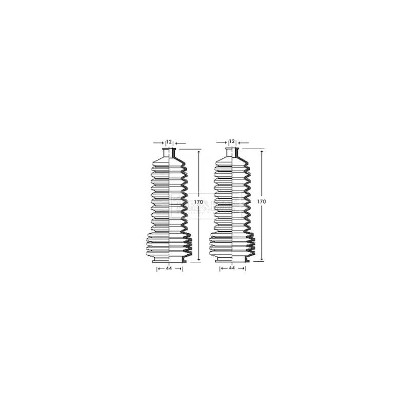 Joint-soufflet, direction BORG & BECK BSG3251