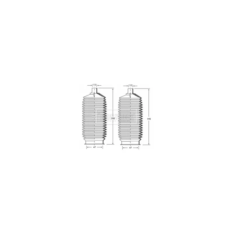 Joint-soufflet, direction BORG & BECK BSG3253