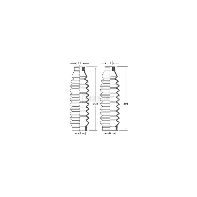 Joint-soufflet, direction BORG & BECK BSG3255