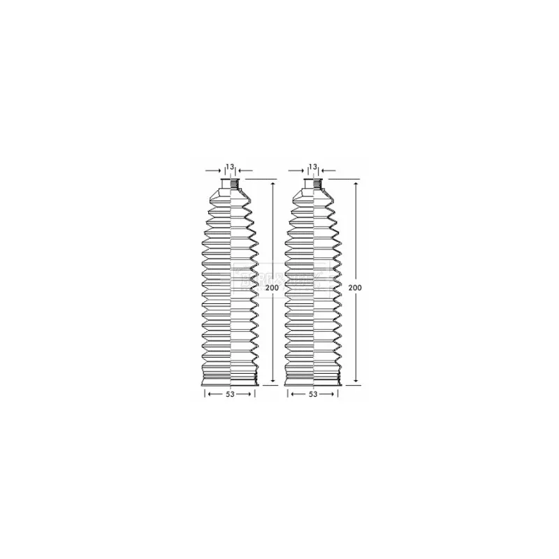 Joint-soufflet, direction BORG & BECK BSG3258