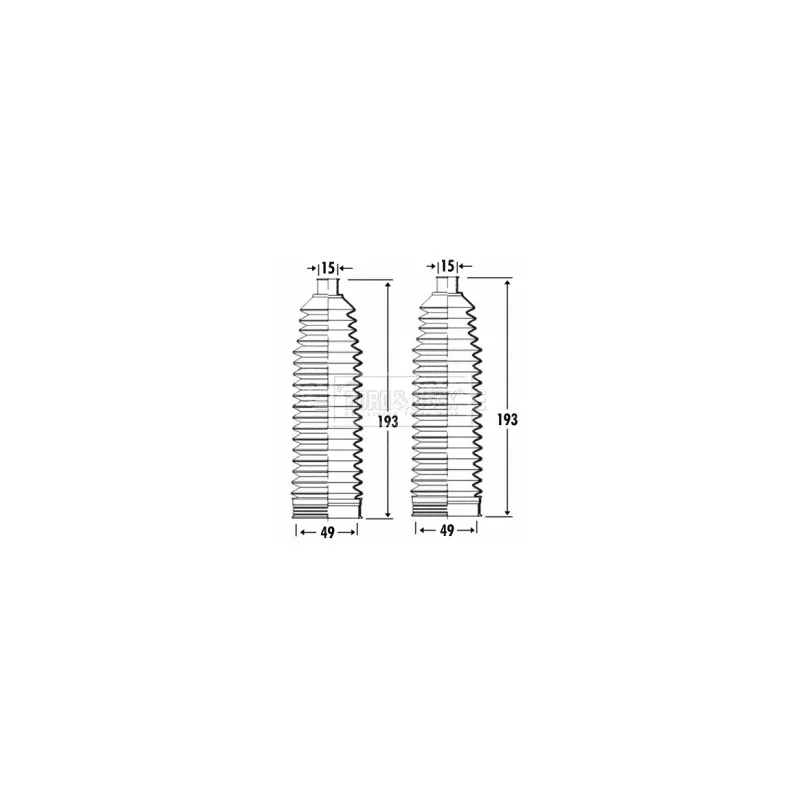 Joint-soufflet, direction BORG & BECK BSG3263