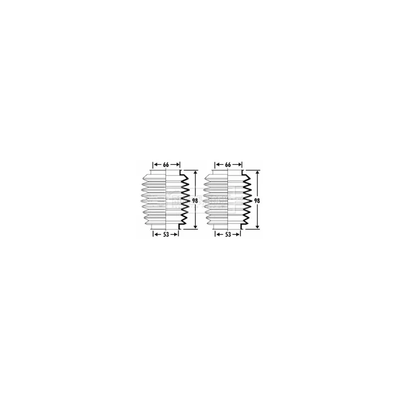 Joint-soufflet, direction BORG & BECK BSG3265