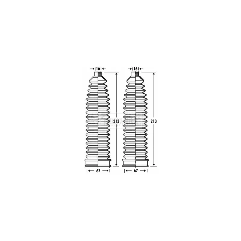 Joint-soufflet, direction BORG & BECK BSG3279