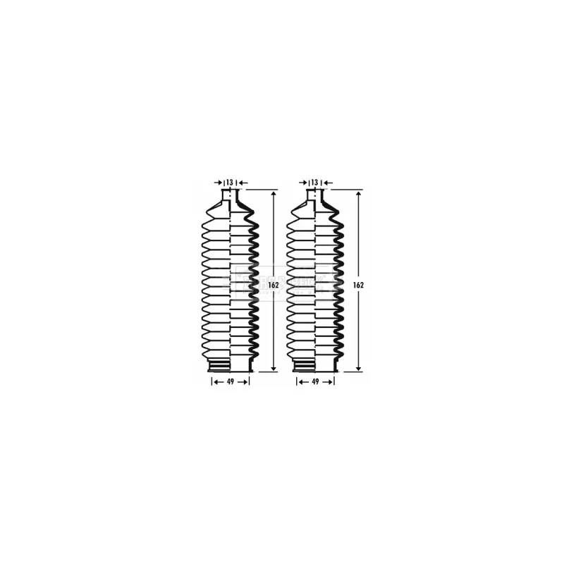 Joint-soufflet, direction BORG & BECK BSG3285