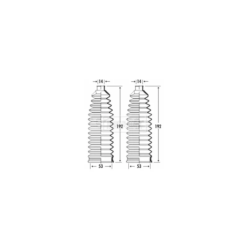 Joint-soufflet, direction BORG & BECK BSG3290