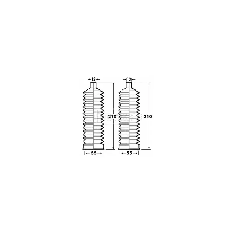 Joint-soufflet, direction BORG & BECK BSG3293