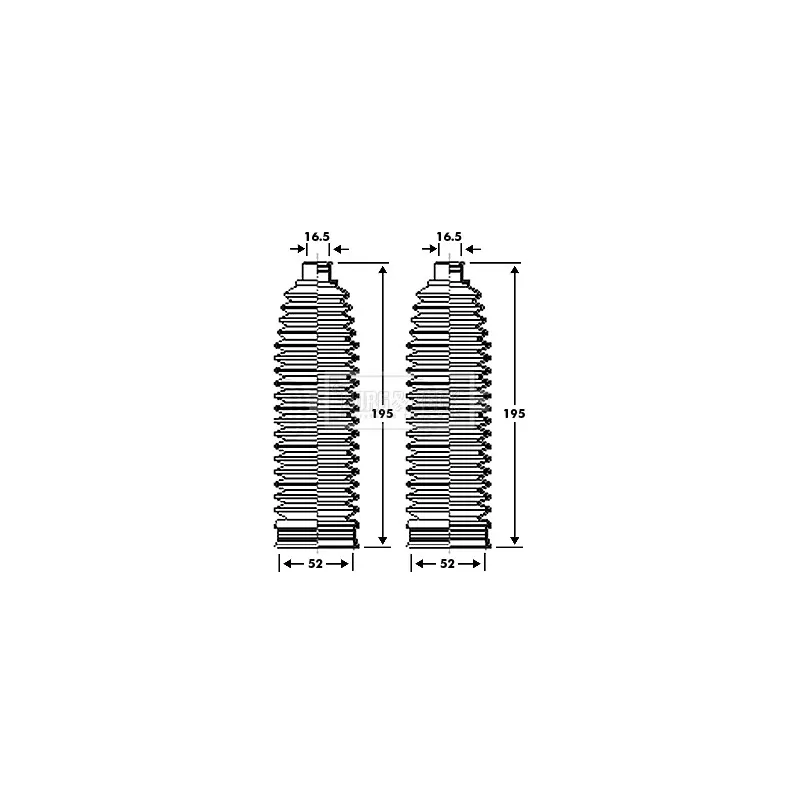 Joint-soufflet, direction BORG & BECK BSG3300