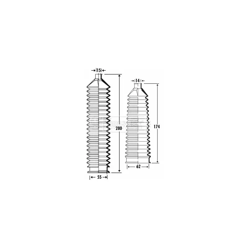 Joint-soufflet, direction BORG & BECK BSG3303