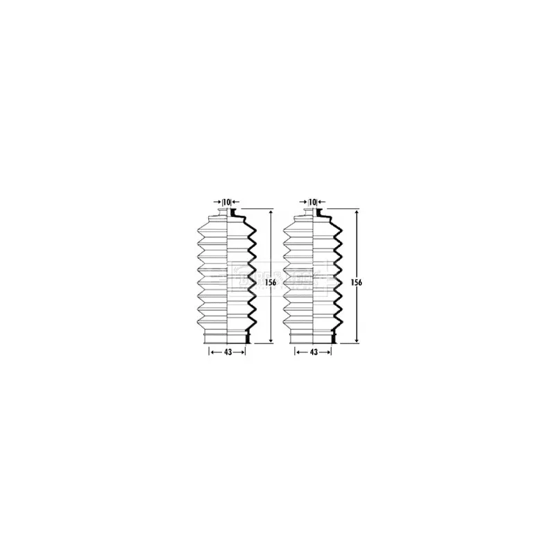 Joint-soufflet, direction BORG & BECK BSG3305