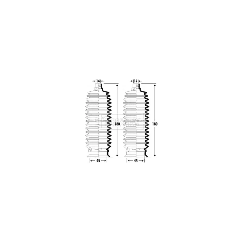 Joint-soufflet, direction BORG & BECK BSG3326