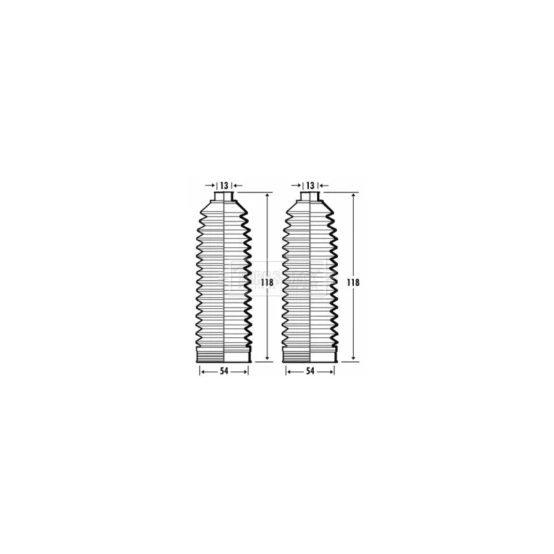 Joint-soufflet, direction BORG & BECK BSG3365
