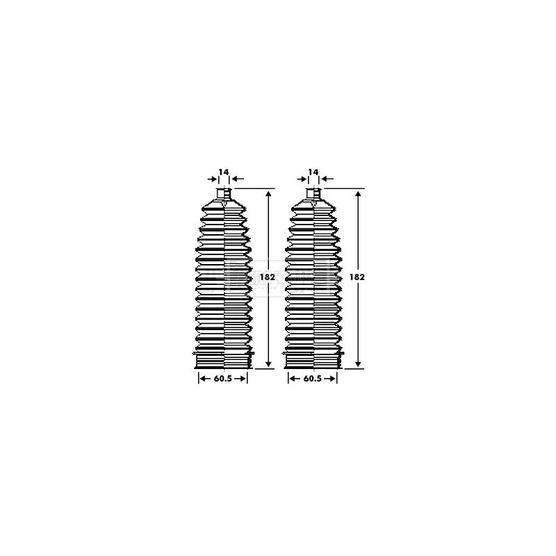 Joint-soufflet, direction BORG & BECK BSG3386