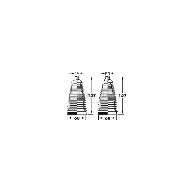 Joint-soufflet, direction BORG & BECK BSG3394