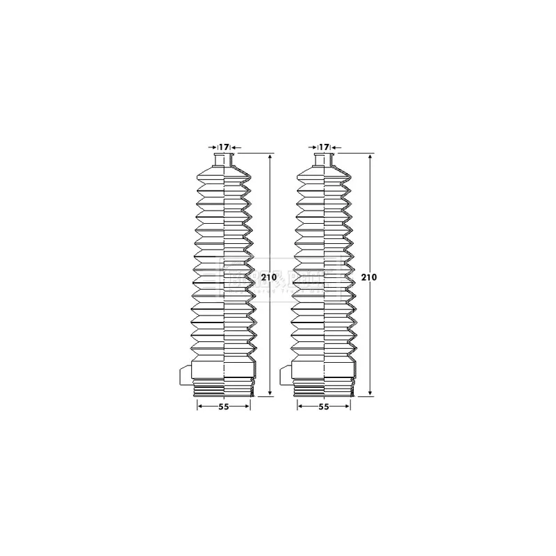 Joint-soufflet, direction BORG & BECK BSG3411