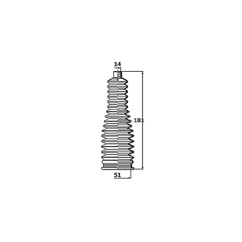 Joint-soufflet, direction BORG & BECK BSG3454