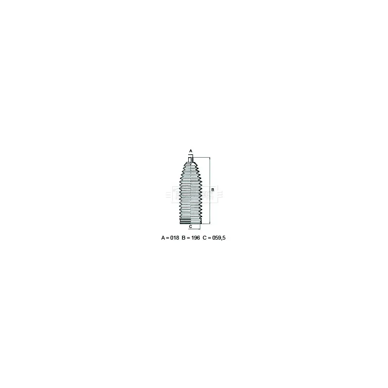 Joint-soufflet, direction BORG & BECK BSG3458