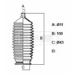 Joint-soufflet, direction BORG & BECK BSG3463 - Visuel 1