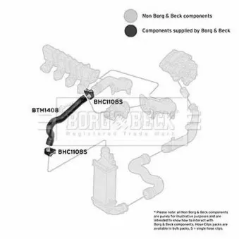 Gaine de suralimentation BORG & BECK BTH1408