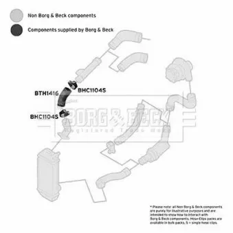 Gaine de suralimentation BORG & BECK BTH1416