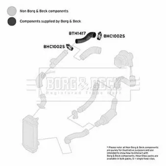 Gaine de suralimentation BORG & BECK BTH1417