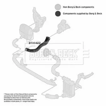 Gaine de suralimentation BORG & BECK BTH1422