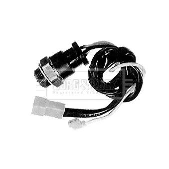 Interrupteur de température, ventilateur de radiateur BORG & BECK BTS839.92