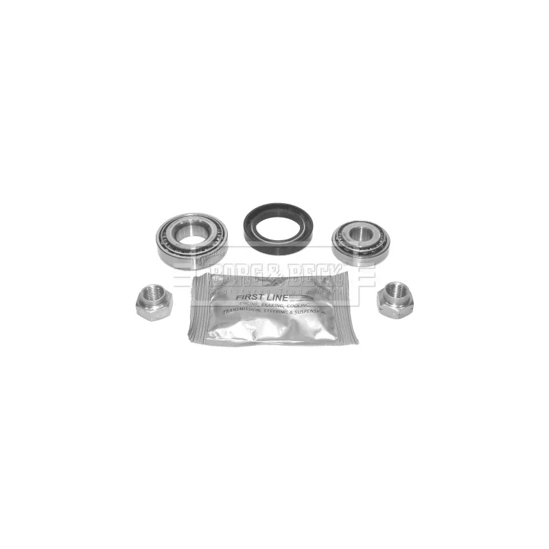 Roulement de roue avant BORG & BECK BWK284