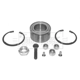 Roulement de roue avant BORG & BECK BWK419