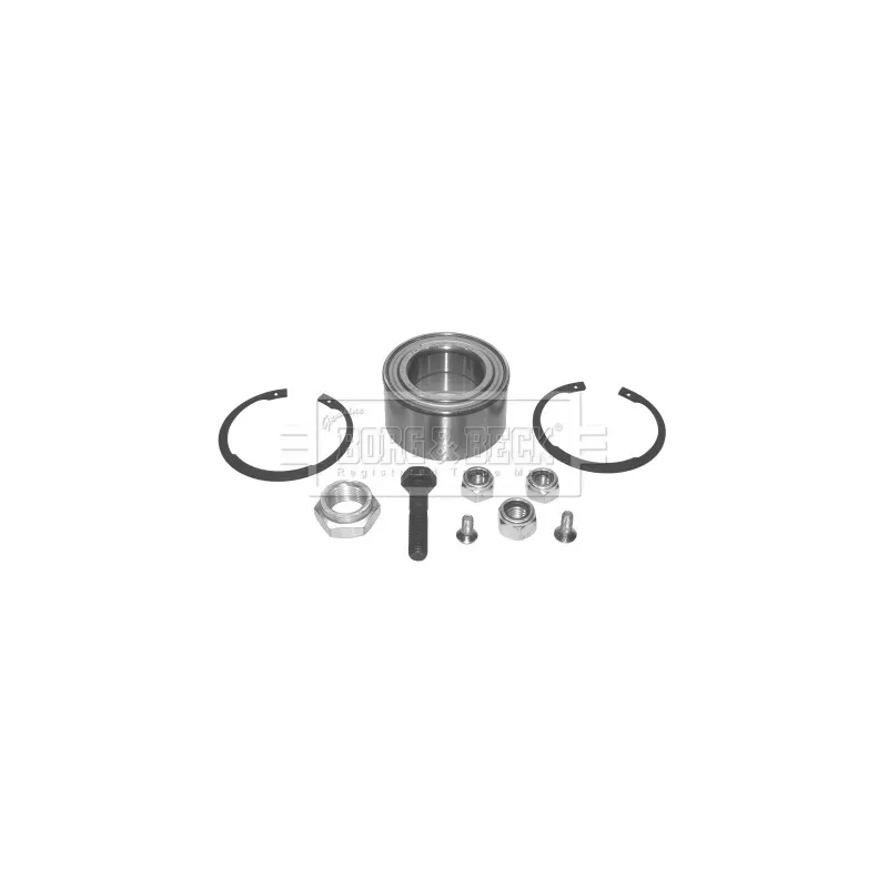 Roulement de roue avant BORG & BECK BWK419