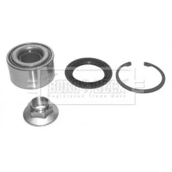 Roulement de roue avant BORG & BECK BWK614