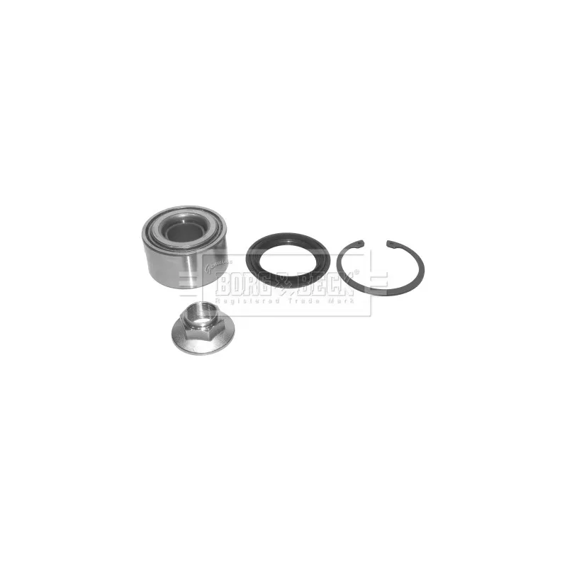 Roulement de roue avant BORG & BECK BWK614