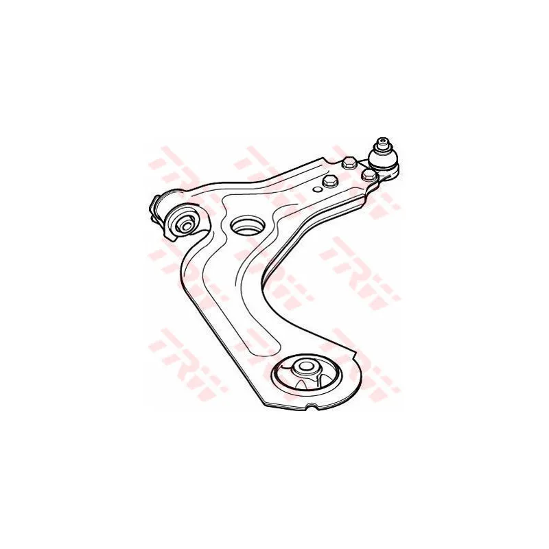 Triangle ou bras de suspension (train avant) TRW JTC423