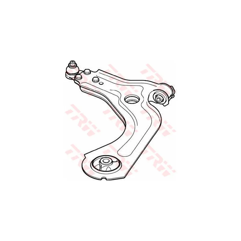 Triangle ou bras de suspension (train avant) TRW JTC431
