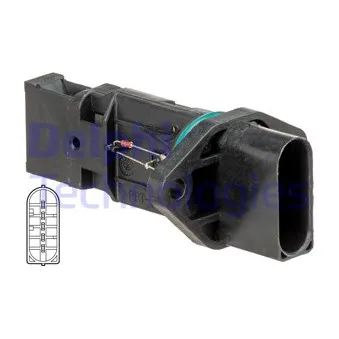 Débitmètre de masse d'air DELPHI AF10584-12B1