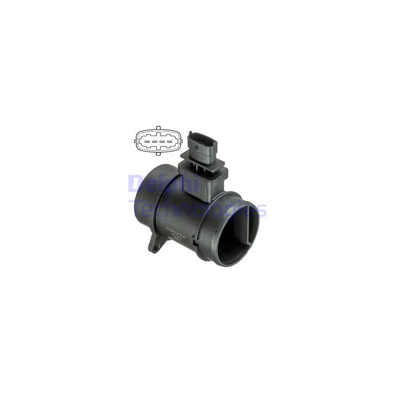 Débitmètre de masse d'air DELPHI AF10636-12B1