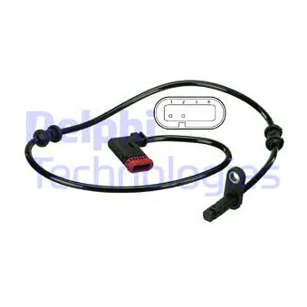 Capteur, vitesse de roue DELPHI SS20502