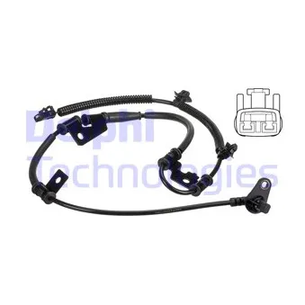 Capteur, vitesse de roue DELPHI SS20511