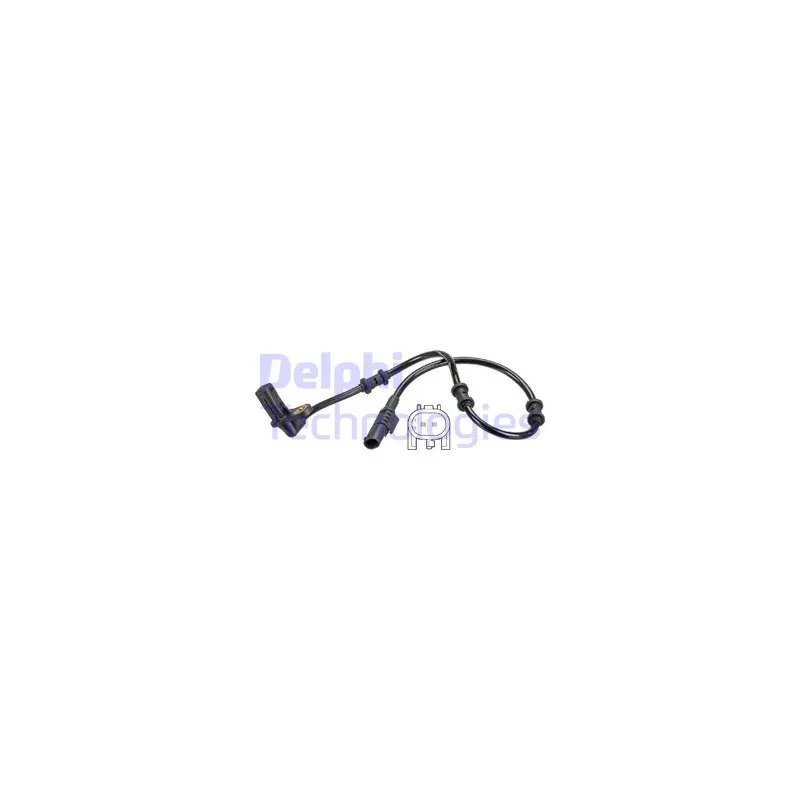 Capteur, vitesse de roue DELPHI SS20595