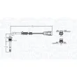 Capteur, température des gaz MAGNETI MARELLI 172000089010 - Visuel 2