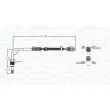 Capteur, température des gaz MAGNETI MARELLI 172000151010 - Visuel 2