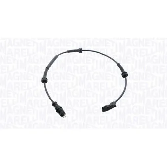 Capteur, vitesse de roue MAGNETI MARELLI