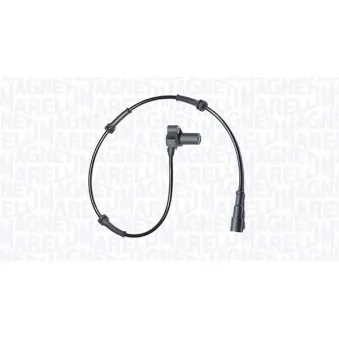 Capteur, vitesse de roue arrière droit MAGNETI MARELLI 172100083010