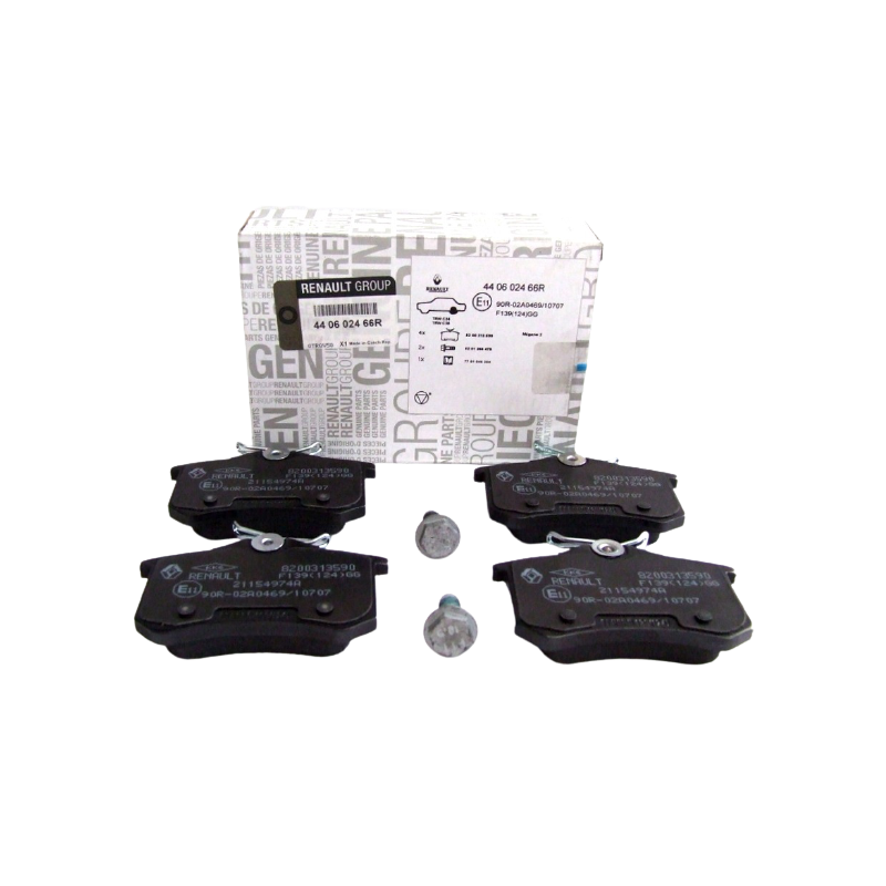 Jeu de 4 plaquettes de frein arrière OE 440602466R