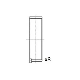 Coussinet de bielle FAI AutoParts BB2007-STD