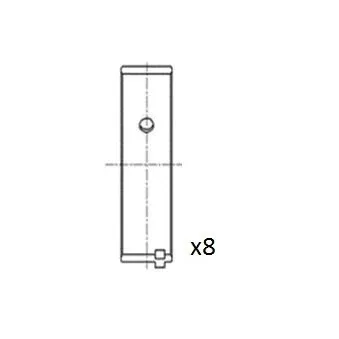 Coussinet de bielle FAI AutoParts BB2011-050
