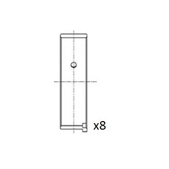 Coussinet de bielle FAI AutoParts BB2012-050